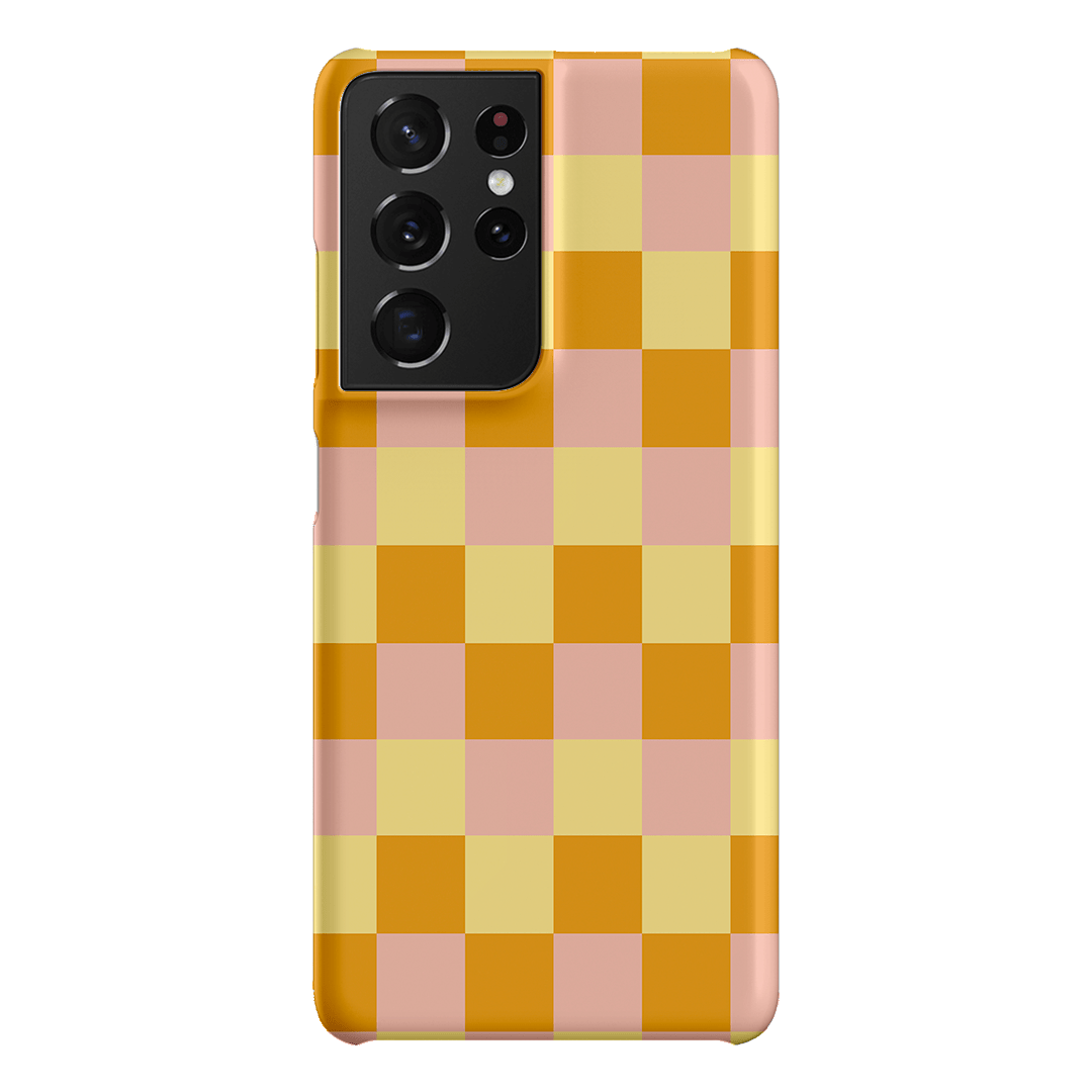 Checks in Fall Matte Case Matte Phone Cases Samsung Galaxy S21 Ultra / Snap by The Dairy - The Dairy