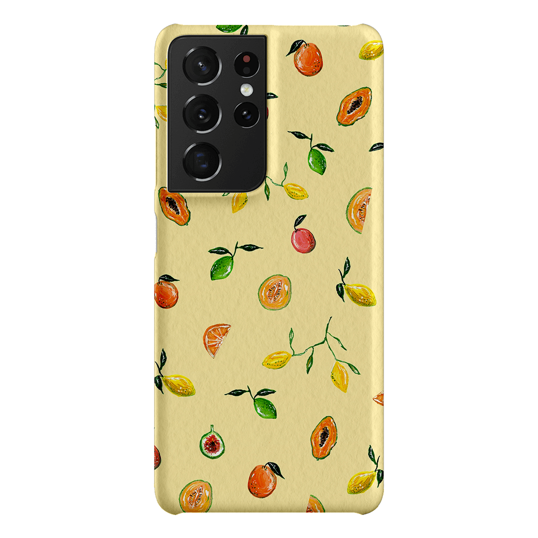 Golden Fruit Printed Phone Cases Samsung Galaxy S21 Ultra / Snap by BG. Studio - The Dairy