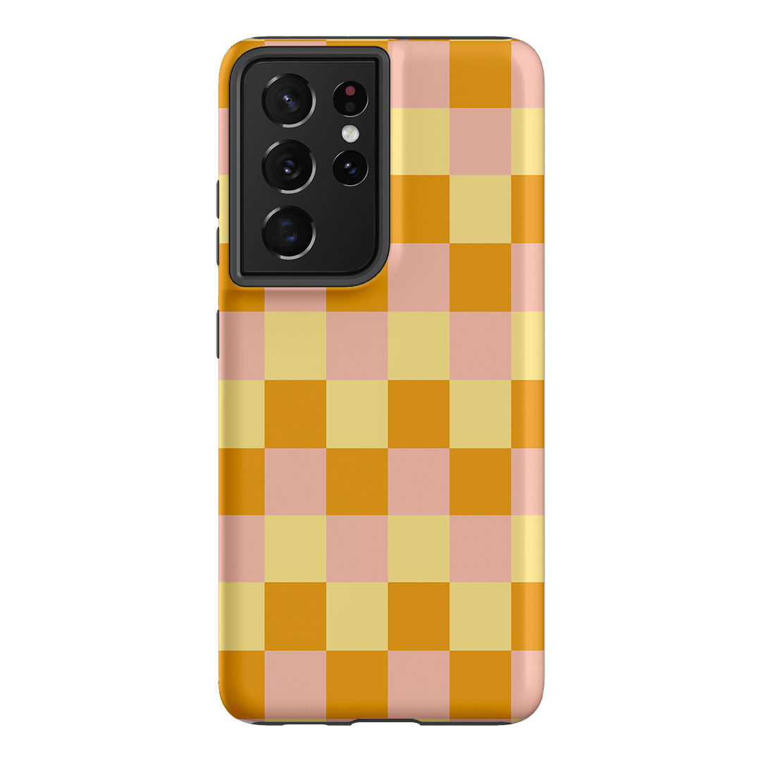 Checks in Fall Matte Case Matte Phone Cases Samsung Galaxy S21 Ultra / Armoured by The Dairy - The Dairy