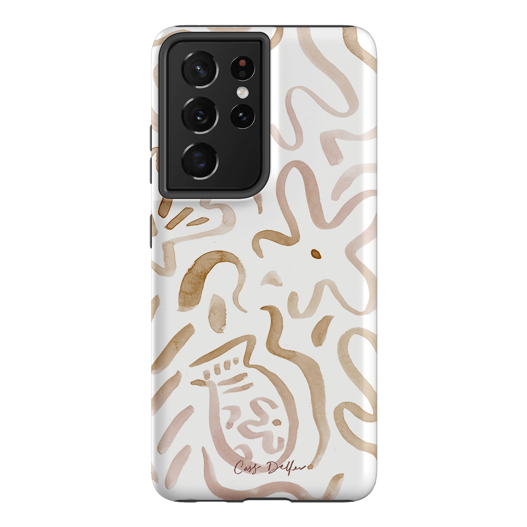 Flow Printed Phone Cases Samsung Galaxy S21 Ultra / Armoured by Cass Deller - The Dairy