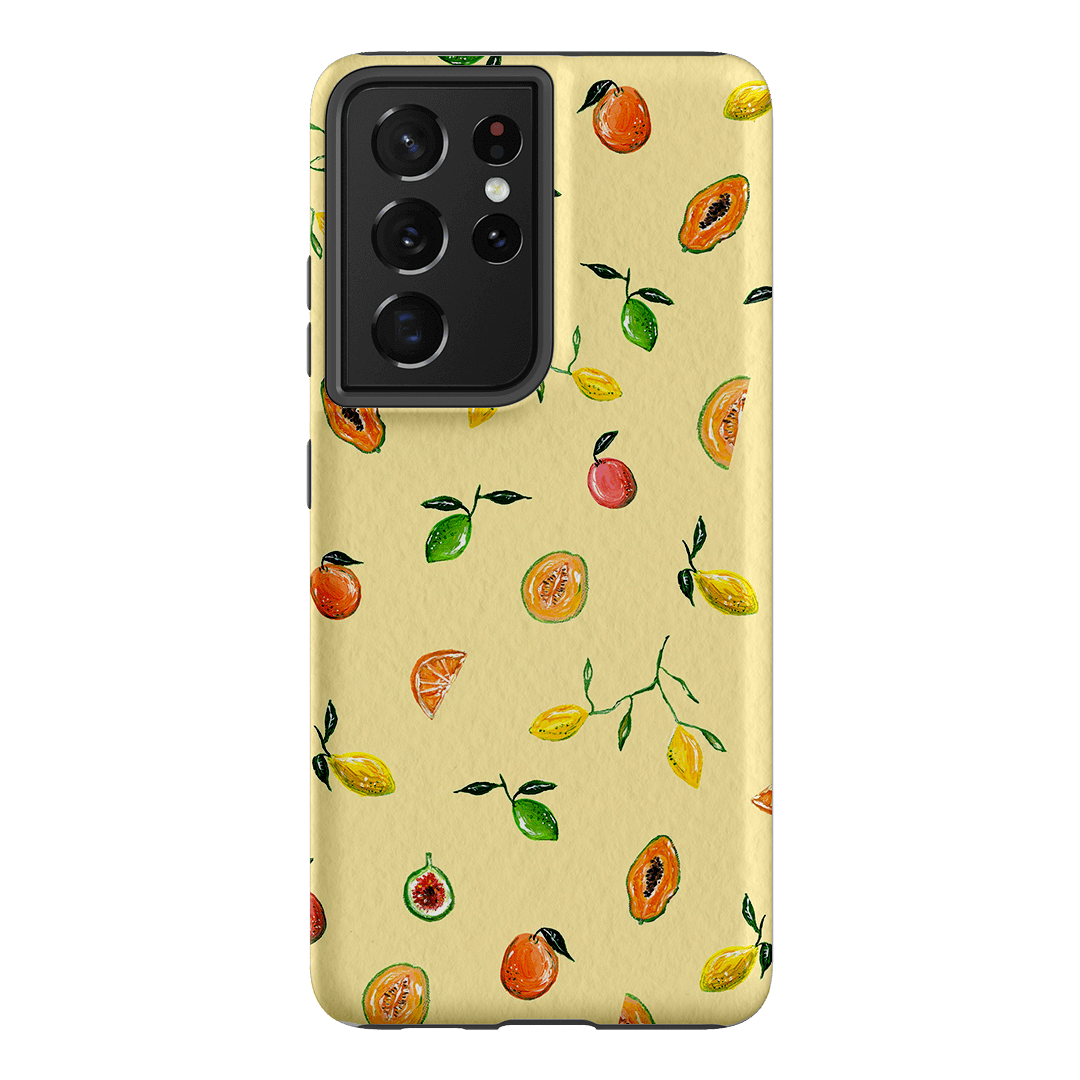 Golden Fruit Printed Phone Cases Samsung Galaxy S21 Ultra / Armoured by BG. Studio - The Dairy