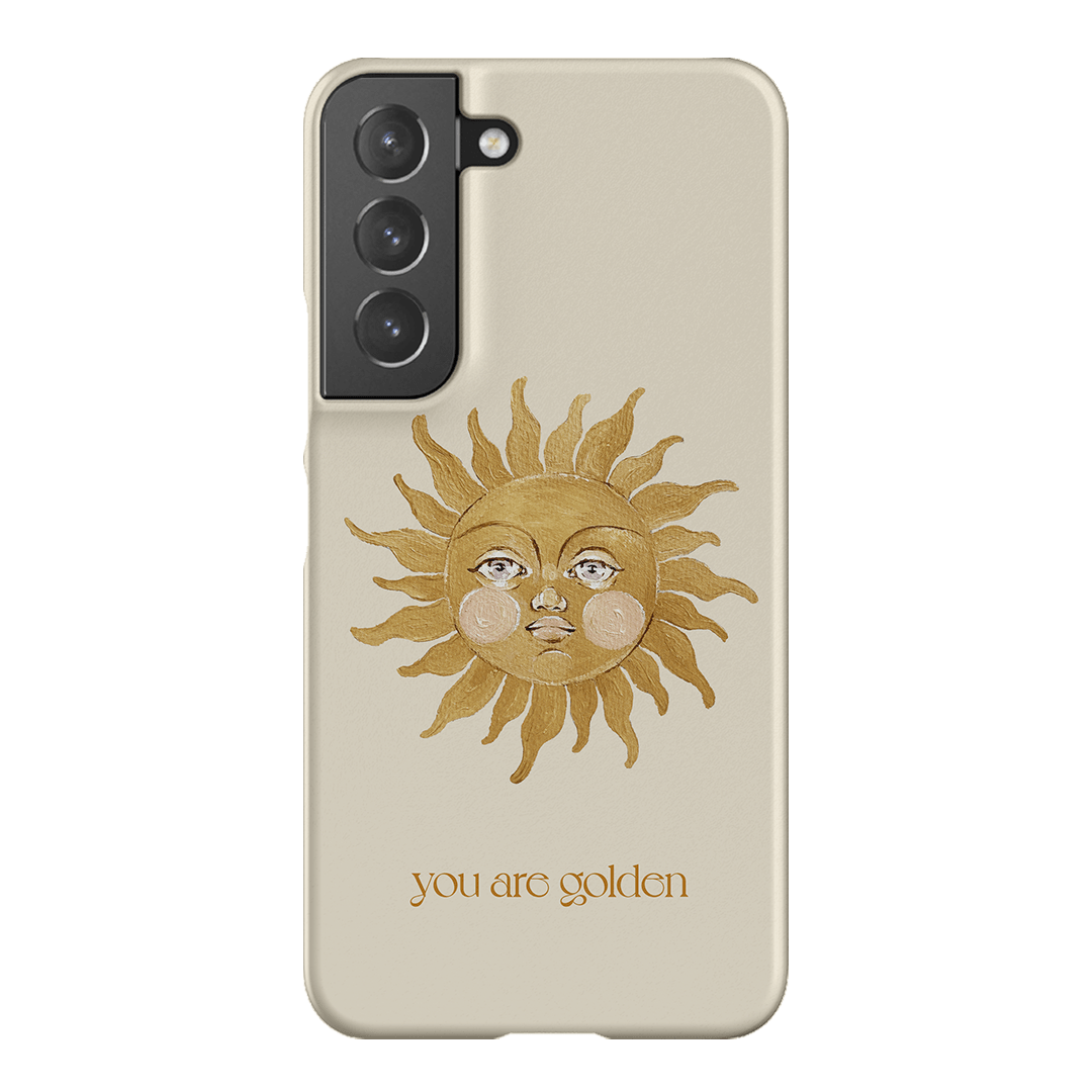 You Are Golden Printed Phone Cases Samsung Galaxy S22 / Snap by Brigitte May - The Dairy