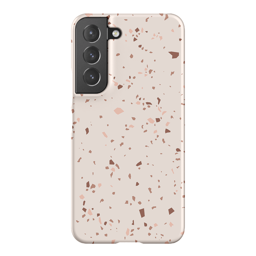 Neutral Terrazzo Printed Phone Cases Samsung Galaxy S22 / Snap by The Dairy - The Dairy