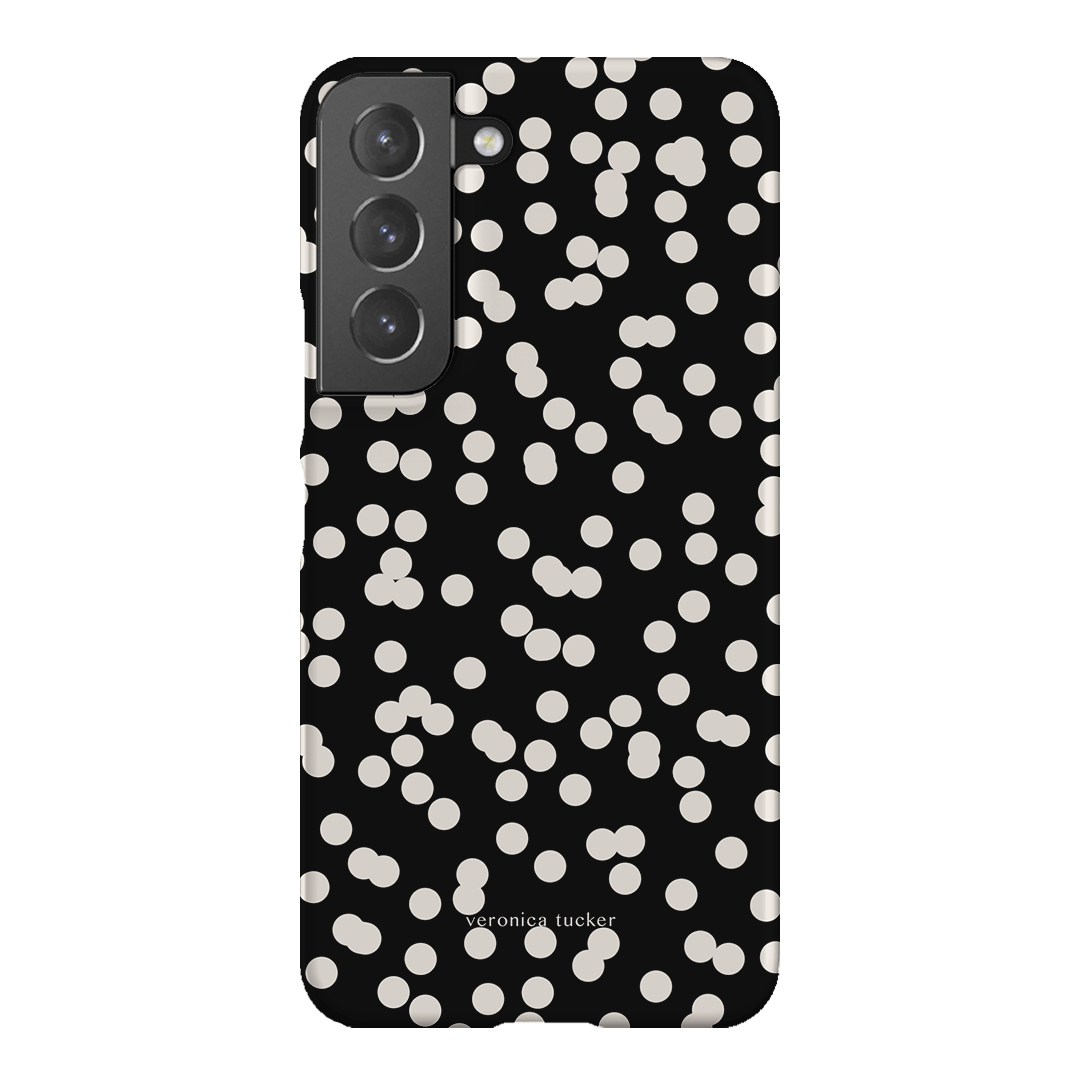 Mini Confetti Noir Printed Phone Cases Samsung Galaxy S22 / Snap by Veronica Tucker - The Dairy
