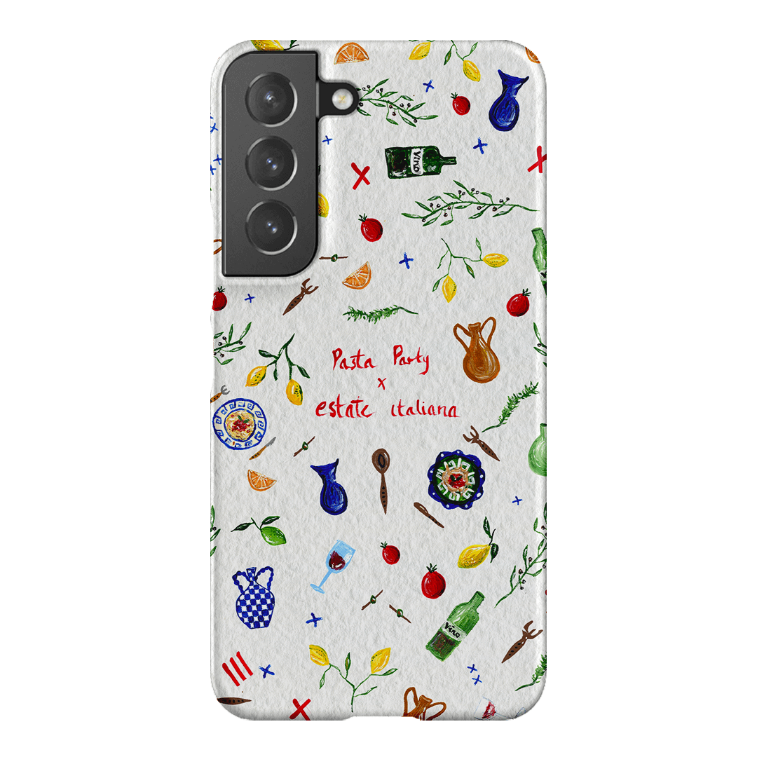 Pasta Party Printed Phone Cases Samsung Galaxy S22 / Snap by BG. Studio - The Dairy