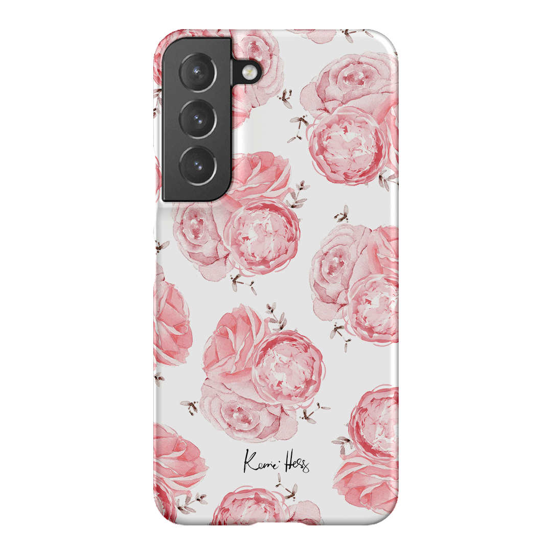 Peony Rose Printed Phone Cases Samsung Galaxy S22 / Snap by Kerrie Hess - The Dairy