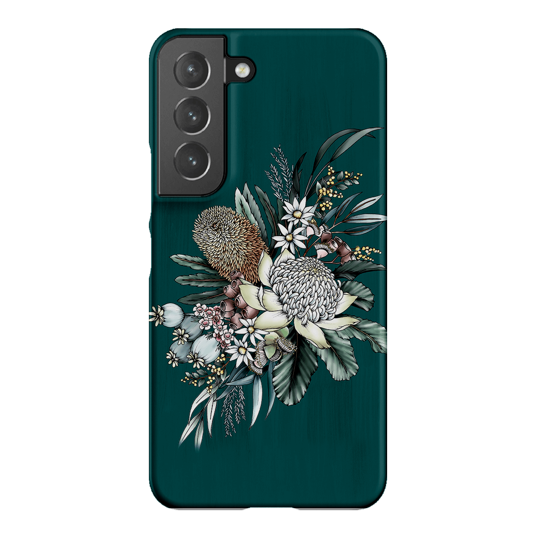 Teal Native Printed Phone Cases Samsung Galaxy S22 / Snap by Typoflora - The Dairy