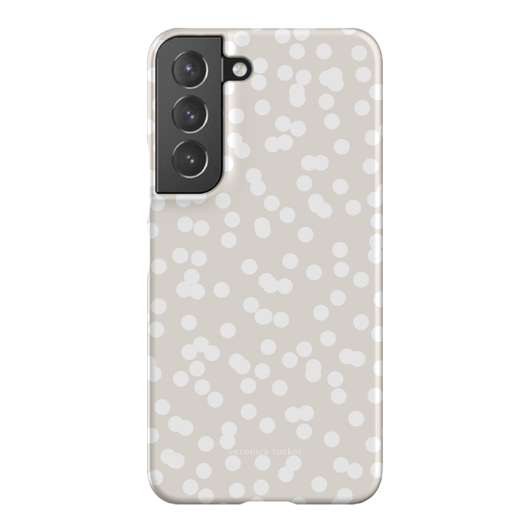 Mini Confetti White Printed Phone Cases Samsung Galaxy S22 / Snap by Veronica Tucker - The Dairy