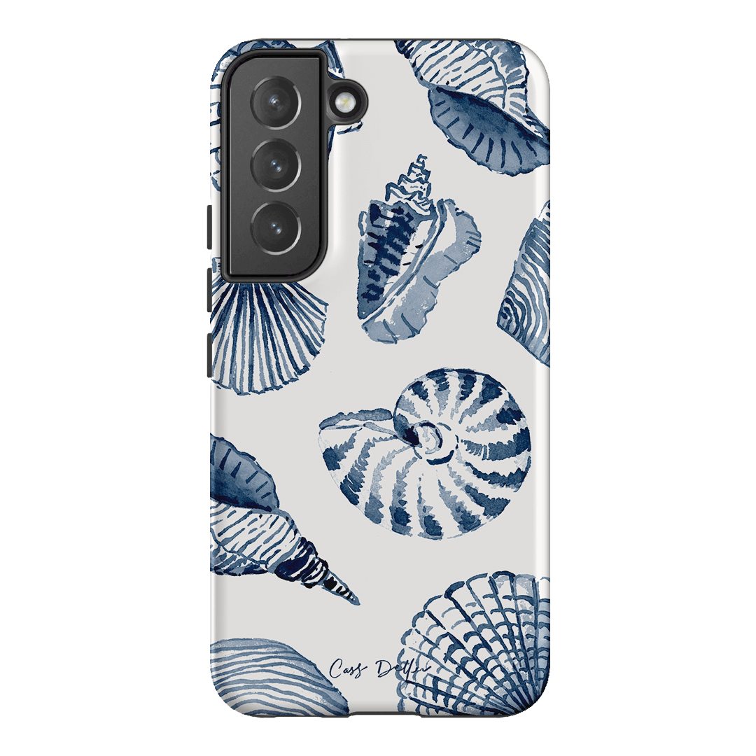 Blue Shells Printed Phone Cases Samsung Galaxy S22 / Armoured by Cass Deller - The Dairy