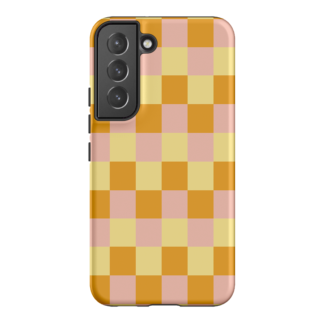 Checks in Fall Matte Case Matte Phone Cases Samsung Galaxy S22 / Armoured by The Dairy - The Dairy