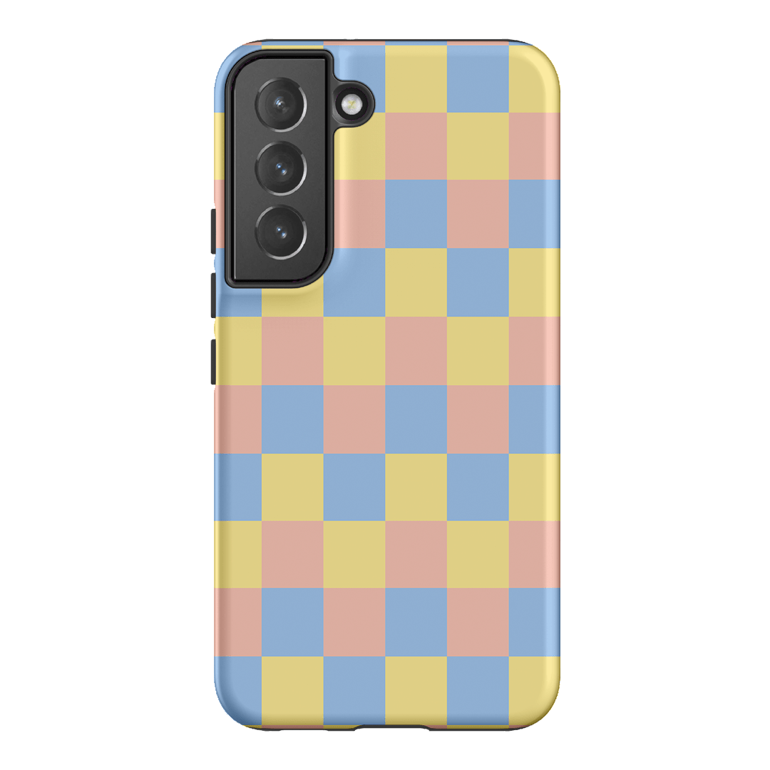 Checks in Spring Matte Case Matte Phone Cases Samsung Galaxy S22 / Armoured by The Dairy - The Dairy