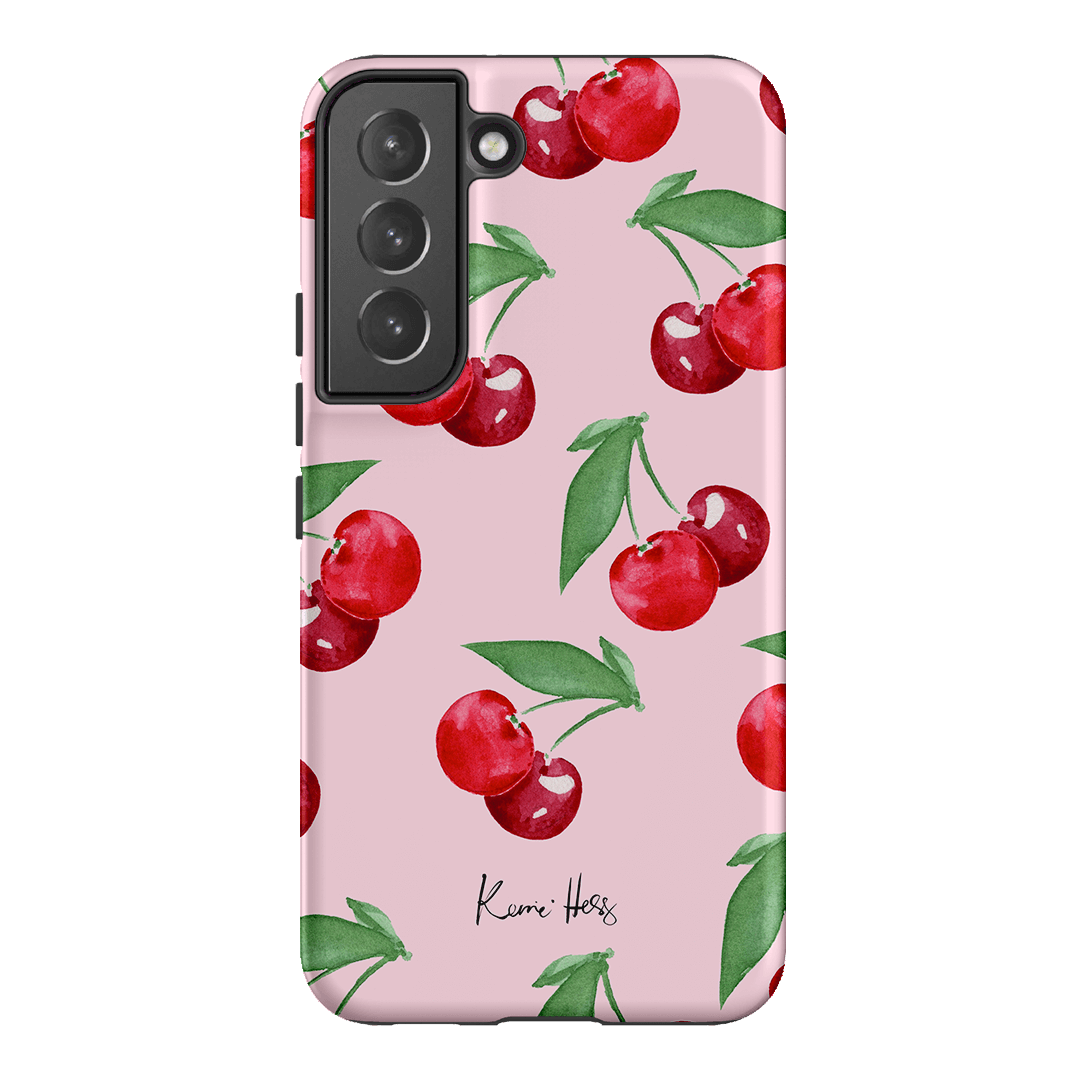 Cherry Rose Printed Phone Cases Samsung Galaxy S22 / Armoured by Kerrie Hess - The Dairy