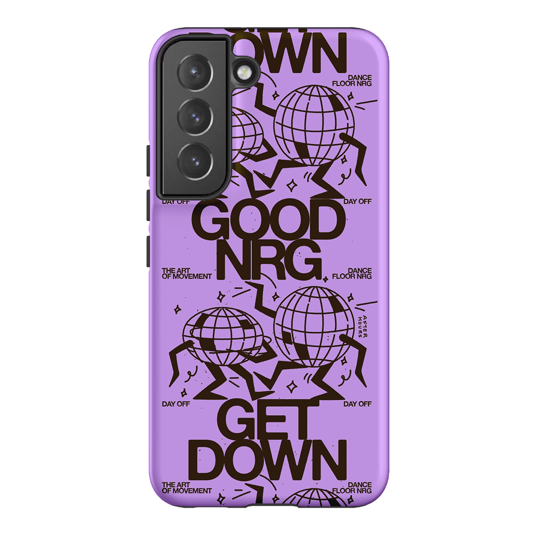 Good Energy in Purple Printed Phone Cases Samsung Galaxy S22 / Armoured by After Hours - The Dairy