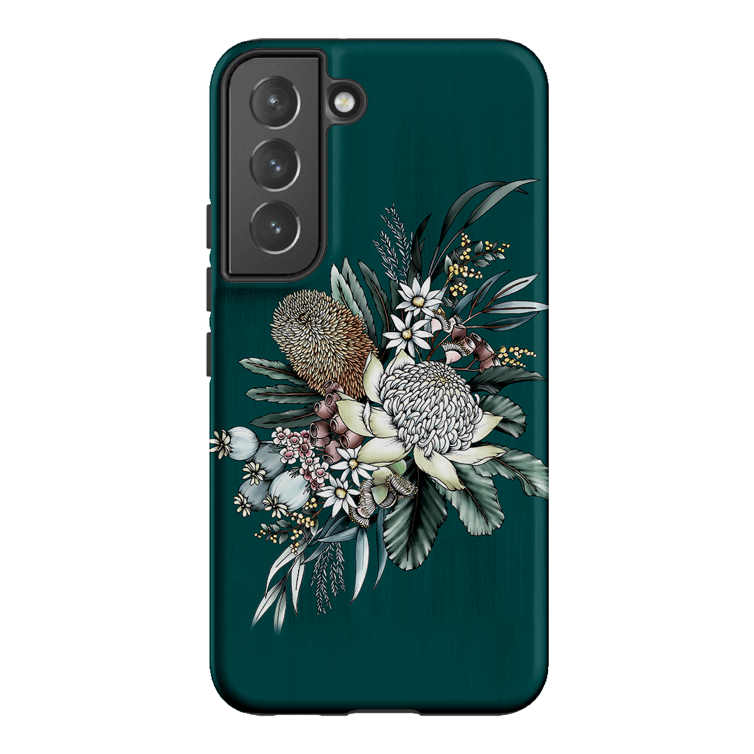 Teal Native Printed Phone Cases Samsung Galaxy S22 / Armoured by Typoflora - The Dairy