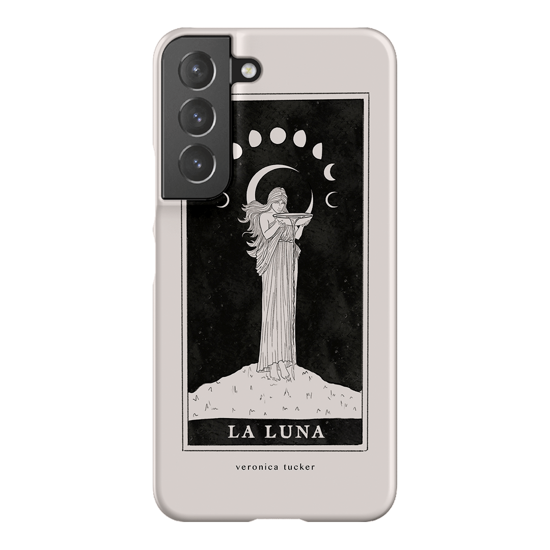 La Luna Tarot Card Printed Phone Cases Samsung Galaxy S22 Plus / Snap by Veronica Tucker - The Dairy