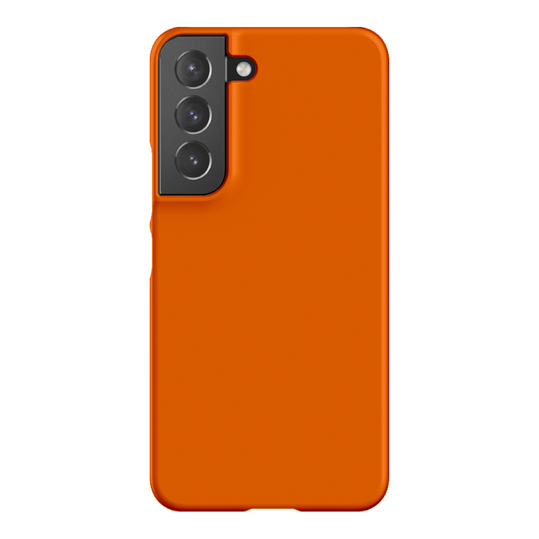 Bright Orange Matte Case Matte Phone Cases Samsung Galaxy S22 Plus / Snap by The Dairy - The Dairy