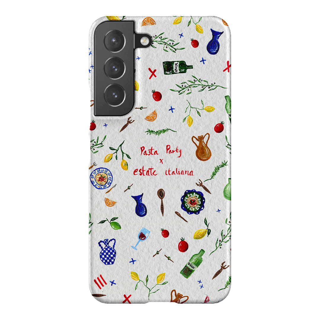 Pasta Party Printed Phone Cases Samsung Galaxy S22 Plus / Snap by BG. Studio - The Dairy