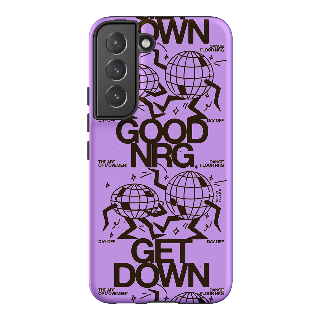 Good Energy in Purple Printed Phone Cases Samsung Galaxy S22 Plus / Armoured by After Hours - The Dairy