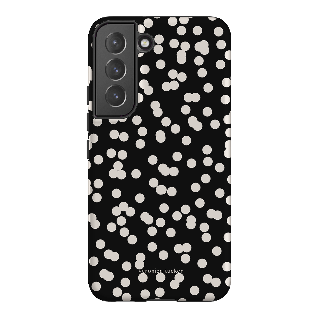 Mini Confetti Noir Printed Phone Cases Samsung Galaxy S22 Plus / Armoured by Veronica Tucker - The Dairy