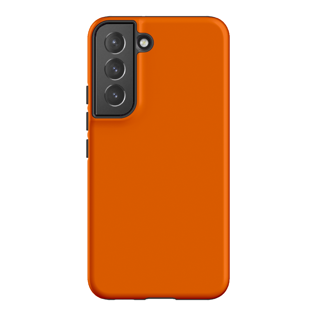 Bright Orange Matte Case Matte Phone Cases Samsung Galaxy S22 Plus / Armoured by The Dairy - The Dairy