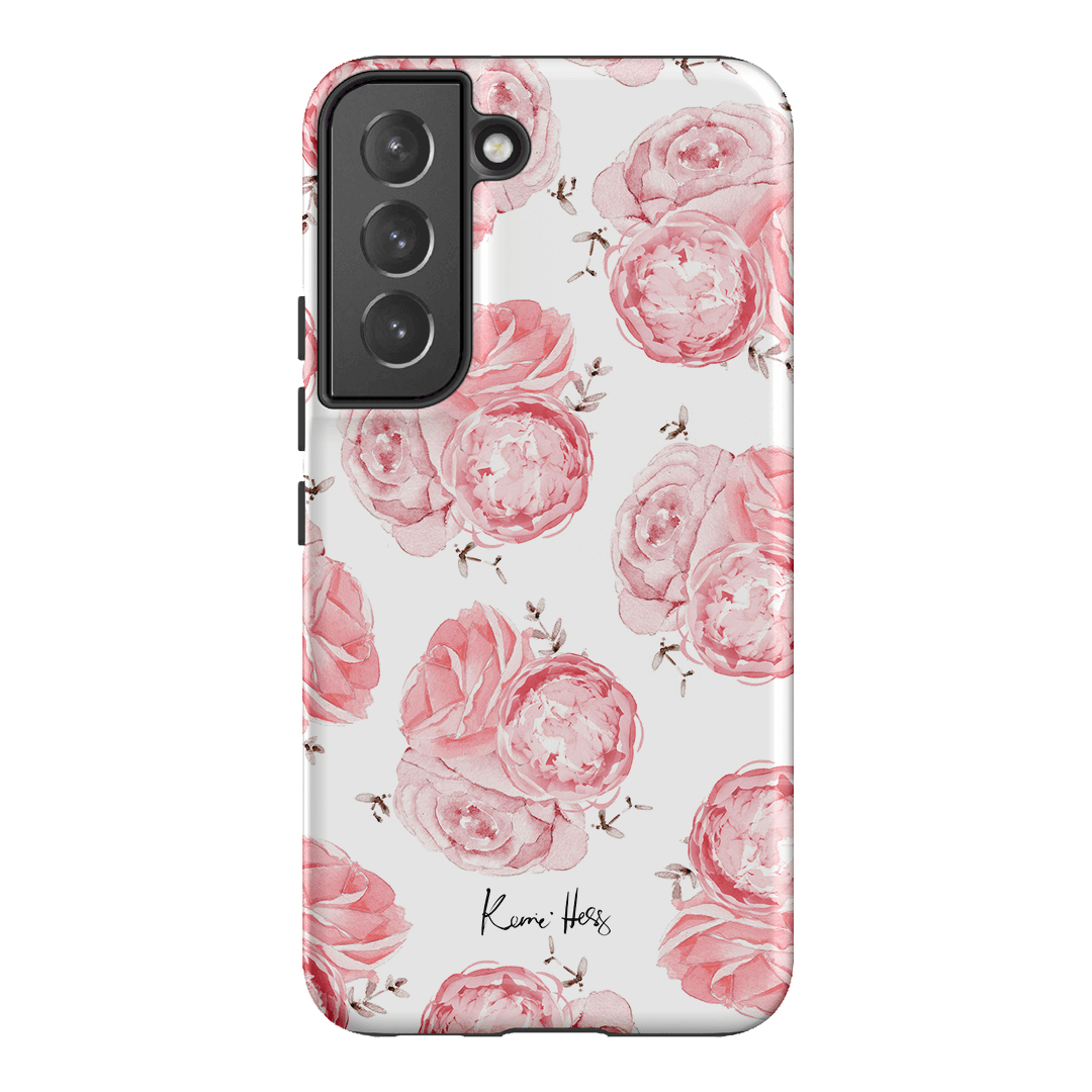 Peony Rose Printed Phone Cases Samsung Galaxy S22 Plus / Armoured by Kerrie Hess - The Dairy