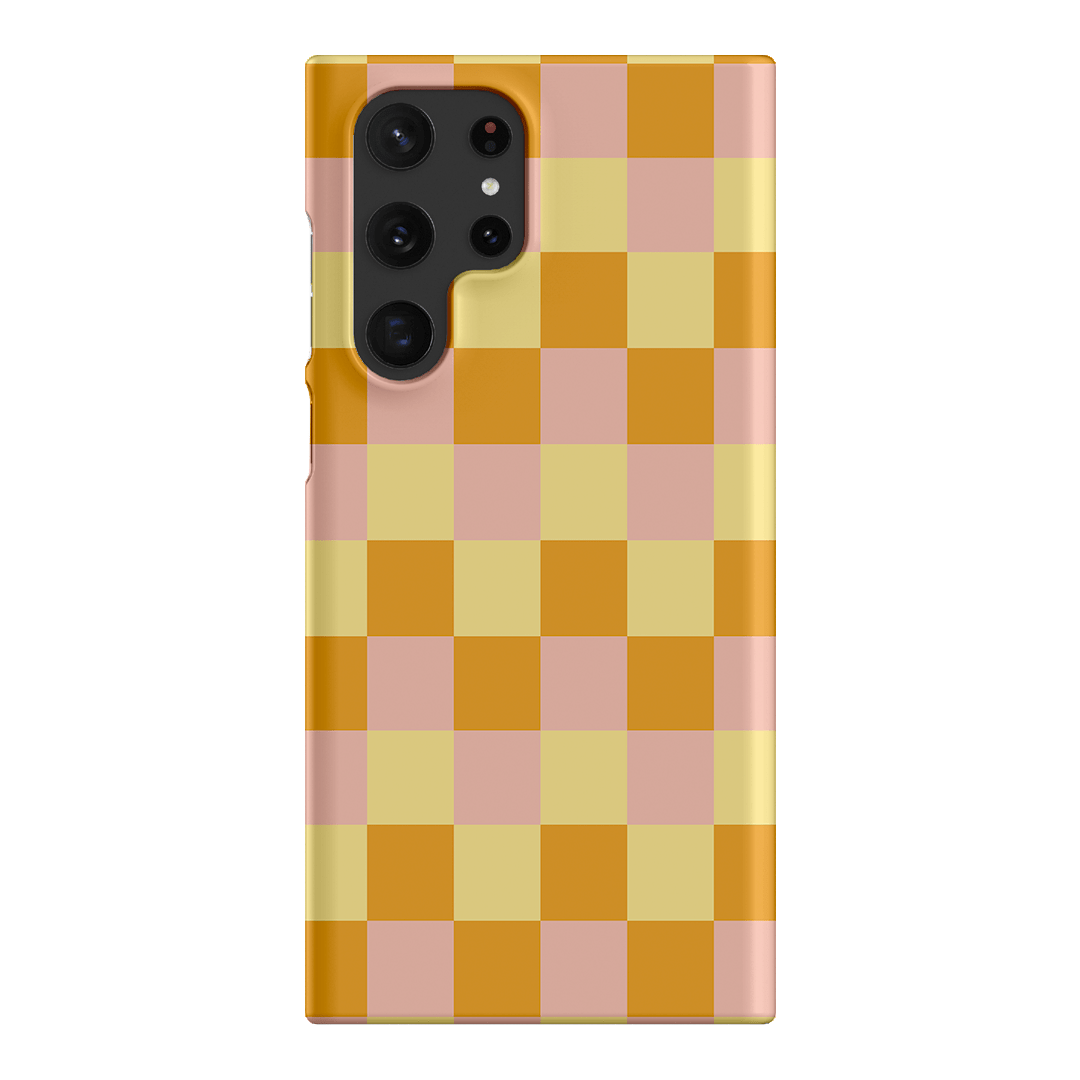Checks in Fall Matte Case Matte Phone Cases Samsung Galaxy S22 Ultra / Snap by The Dairy - The Dairy