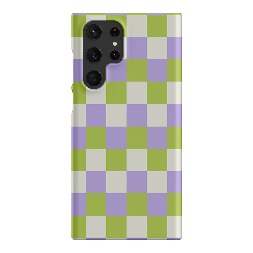 Checks in Winter Matte Case Matte Phone Cases Samsung Galaxy S22 Ultra / Snap by The Dairy - The Dairy