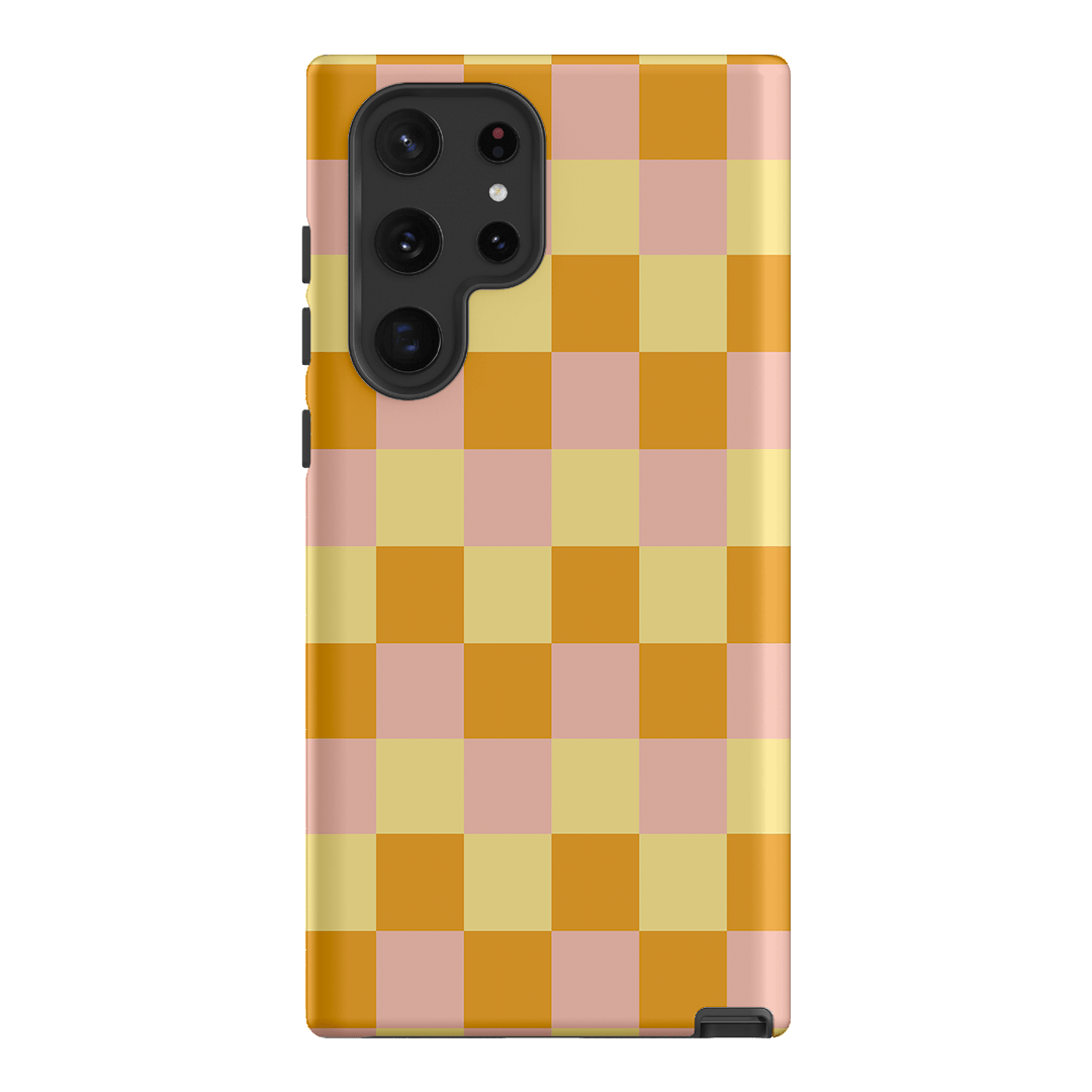 Checks in Fall Matte Case Matte Phone Cases Samsung Galaxy S22 Ultra / Armoured by The Dairy - The Dairy