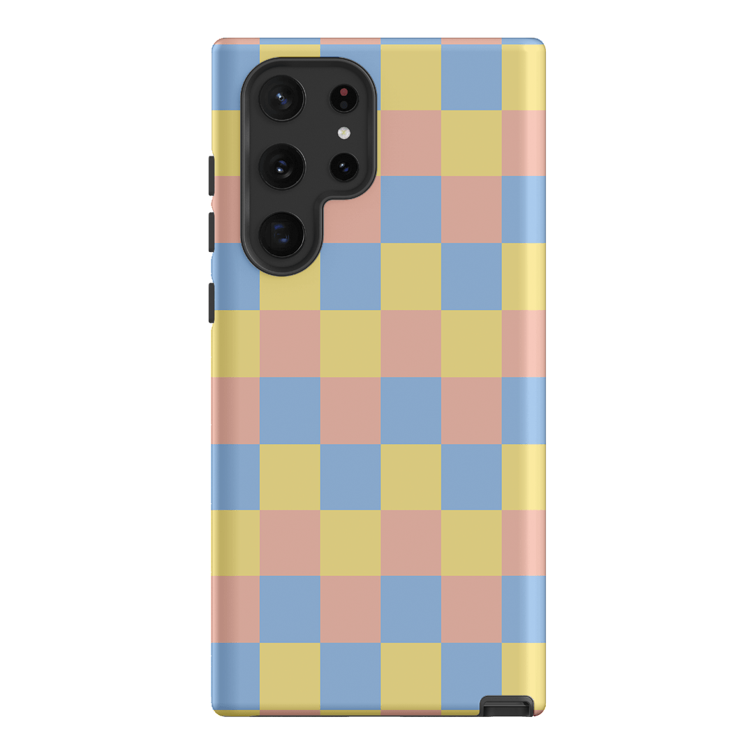 Checks in Spring Matte Case Matte Phone Cases Samsung Galaxy S22 Ultra / Armoured by The Dairy - The Dairy
