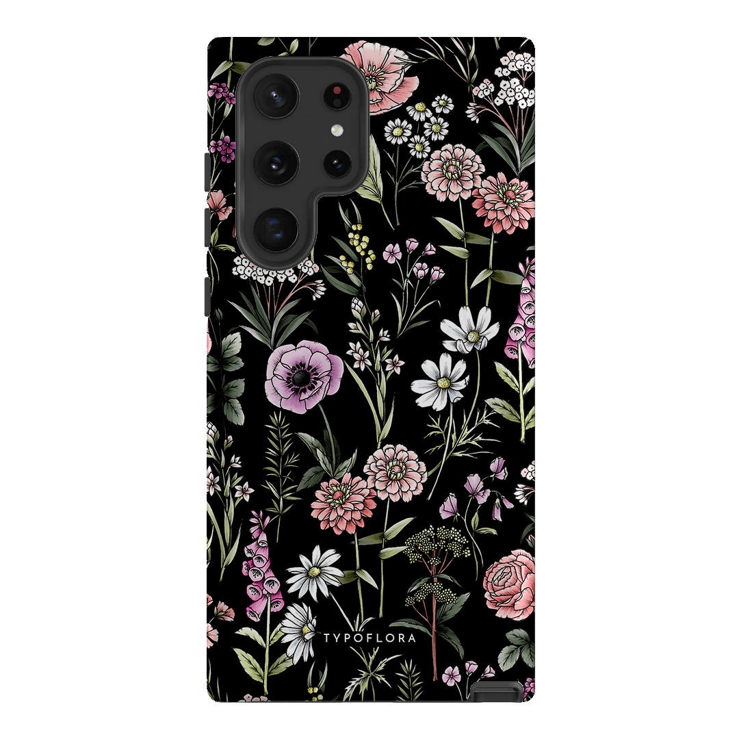 Flower Field Printed Phone Cases Samsung Galaxy S22 Ultra / Armoured by Typoflora - The Dairy