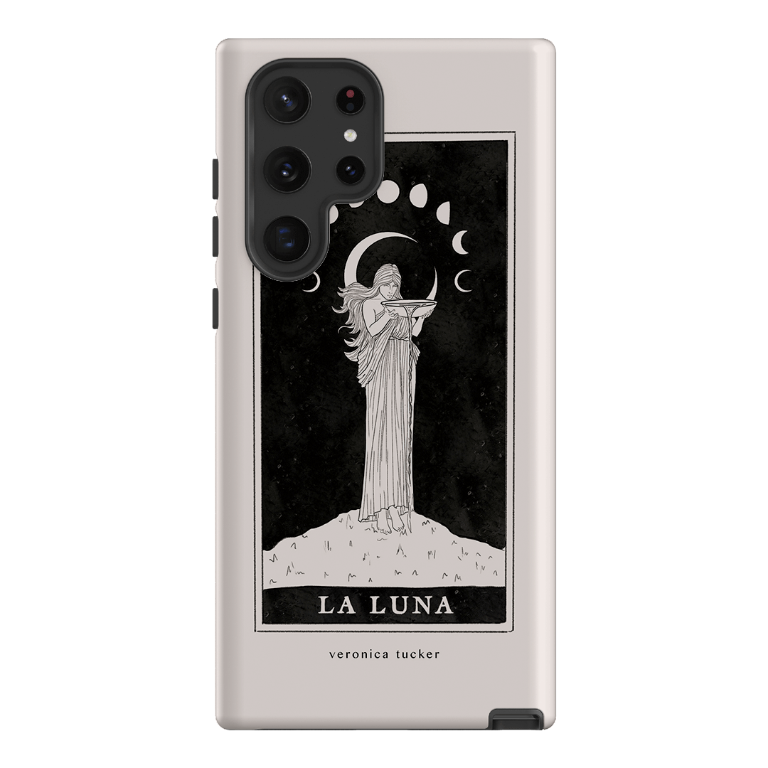 La Luna Tarot Card Printed Phone Cases Samsung Galaxy S22 Ultra / Armoured by Veronica Tucker - The Dairy