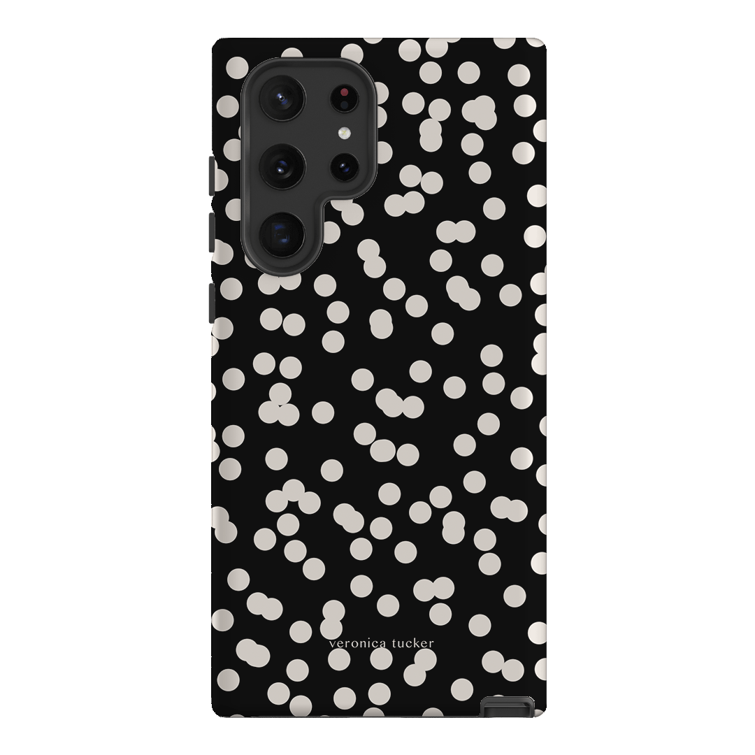 Mini Confetti Noir Printed Phone Cases Samsung Galaxy S22 Ultra / Armoured by Veronica Tucker - The Dairy