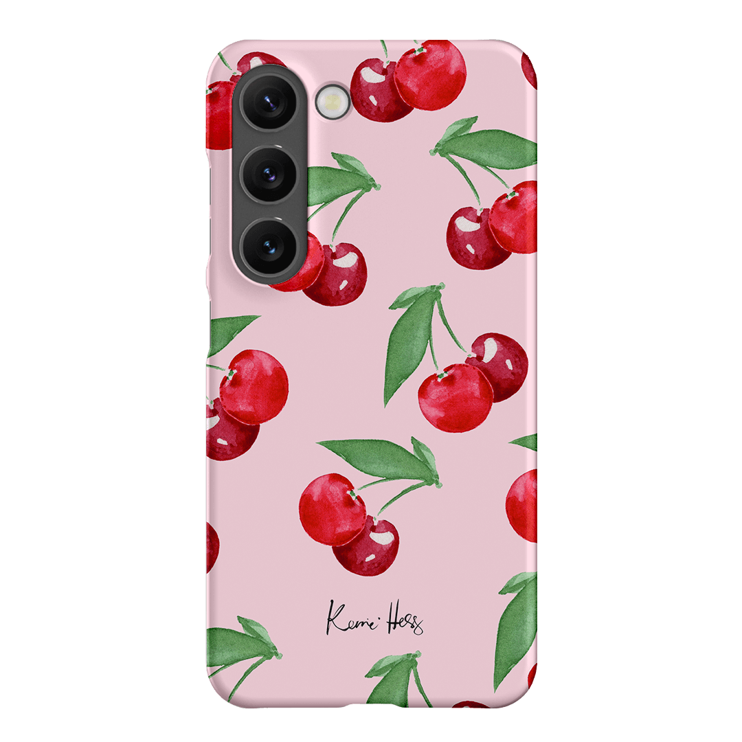 Cherry Rose Printed Phone Cases Samsung Galaxy S23 / Snap by Kerrie Hess - The Dairy