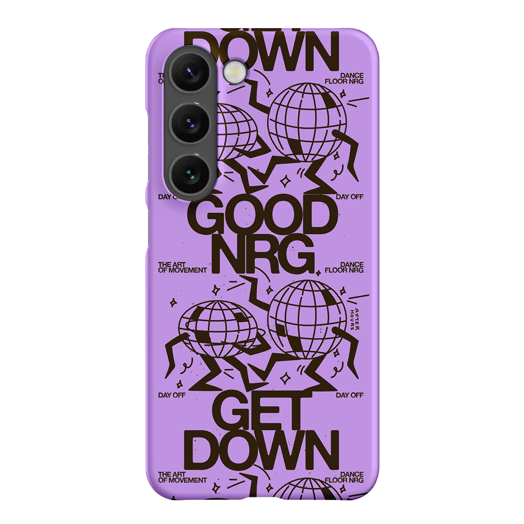 Good Energy in Purple Printed Phone Cases Samsung Galaxy S23 / Snap by After Hours - The Dairy