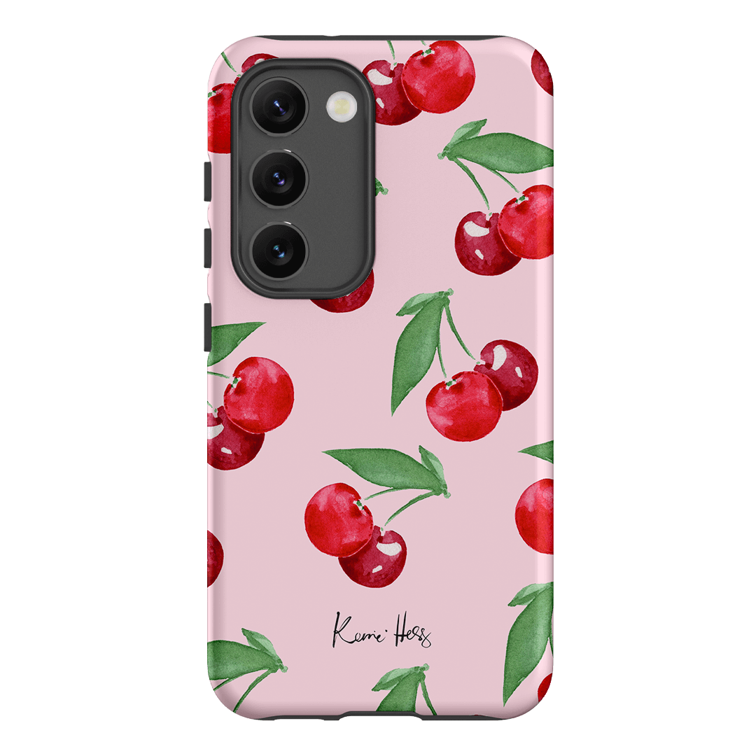 Cherry Rose Printed Phone Cases Samsung Galaxy S23 / Armoured by Kerrie Hess - The Dairy