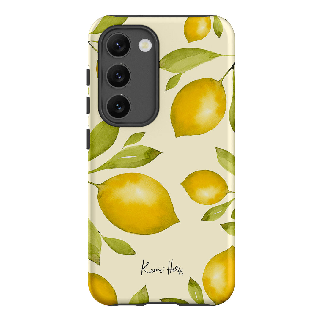 Summer Limone Printed Phone Cases Samsung Galaxy S23 / Armoured by Kerrie Hess - The Dairy