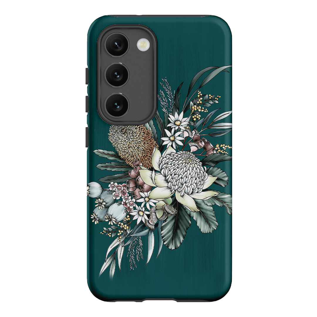 Teal Native Printed Phone Cases Samsung Galaxy S23 / Armoured by Typoflora - The Dairy