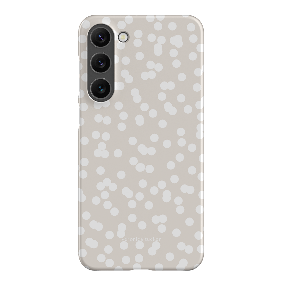 Mini Confetti White Printed Phone Cases Samsung Galaxy S23 Plus / Snap by Veronica Tucker - The Dairy