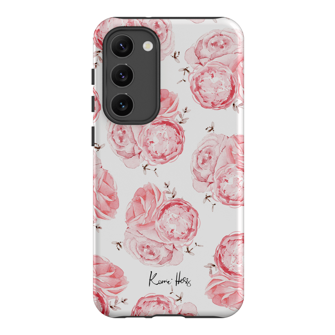 Peony Rose Printed Phone Cases Samsung Galaxy S23 Plus / Armoured by Kerrie Hess - The Dairy