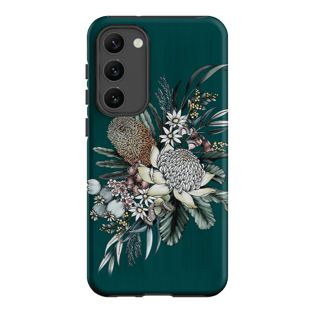 Teal Native Printed Phone Cases Samsung Galaxy S23 Plus / Armoured by Typoflora - The Dairy