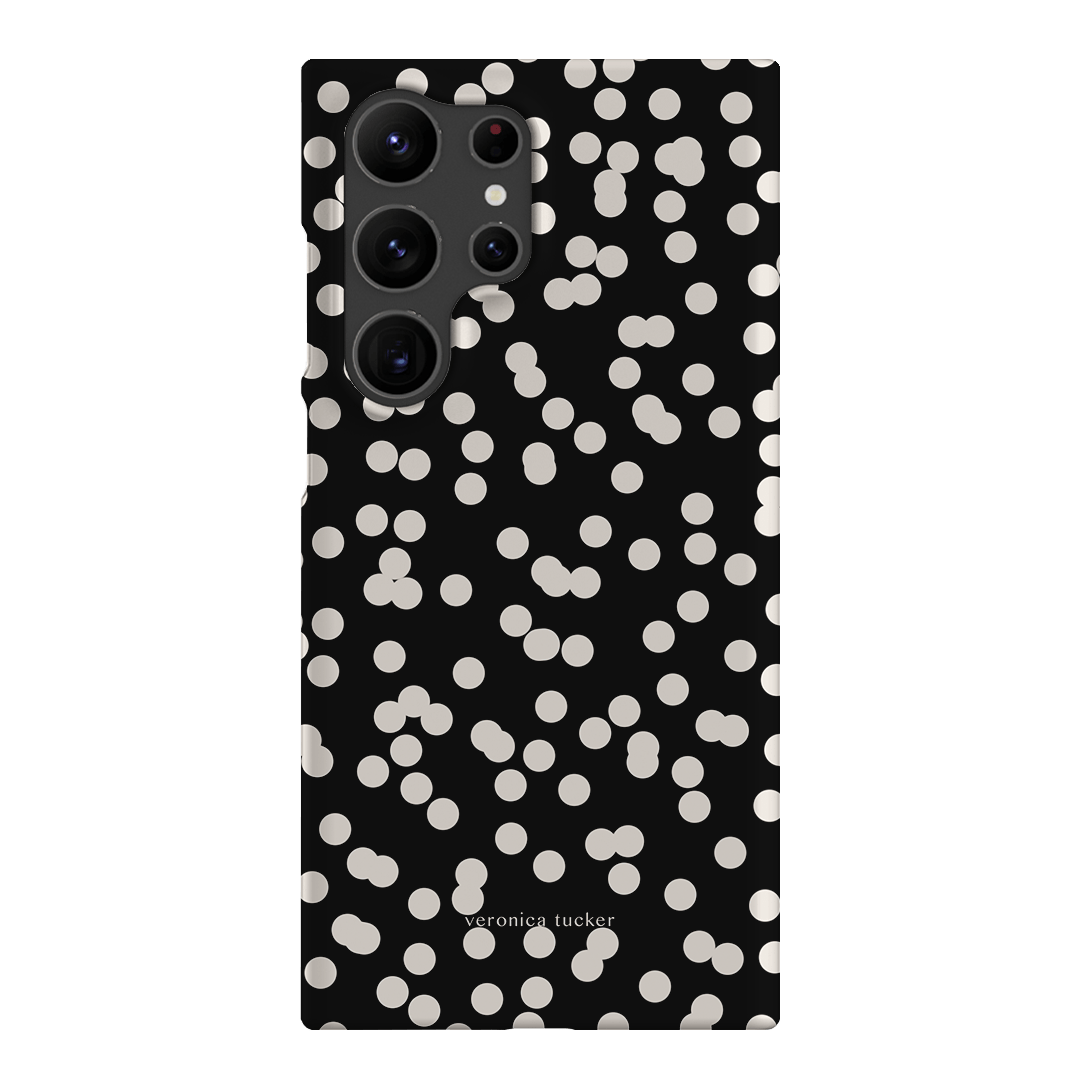 Mini Confetti Noir Printed Phone Cases Samsung Galaxy S23 Ultra / Snap by Veronica Tucker - The Dairy
