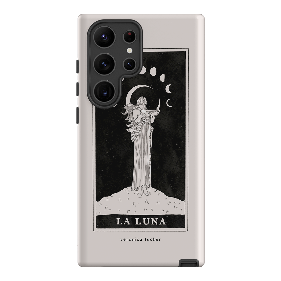 La Luna Tarot Card Printed Phone Cases Samsung Galaxy S23 Ultra / Armoured by Veronica Tucker - The Dairy