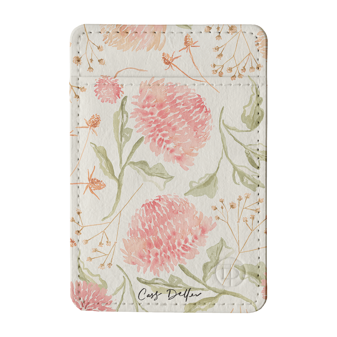 Wild Floral Wallet Phone Wallet Portrait 1 Card by Cass Deller - The Dairy