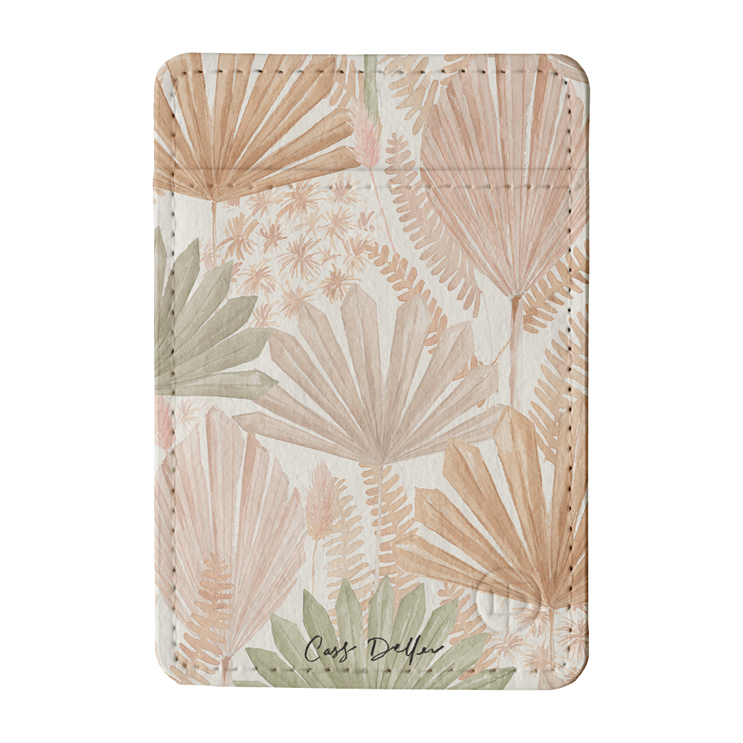 Wild Palm Wallet Phone Wallet Portrait 1 Card by Cass Deller - The Dairy