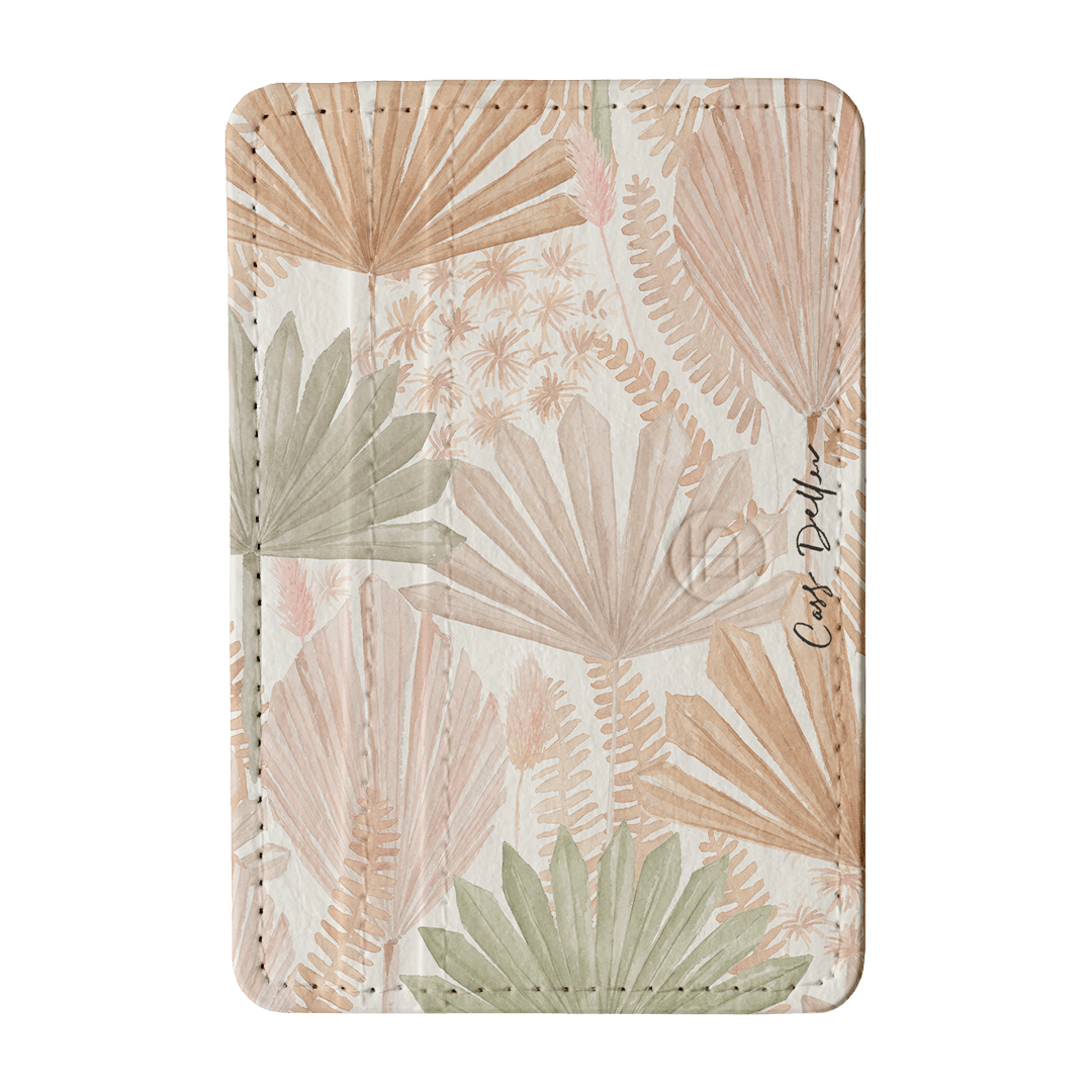 Wild Palm Wallet Phone Wallet Left 2 Cards by Cass Deller - The Dairy