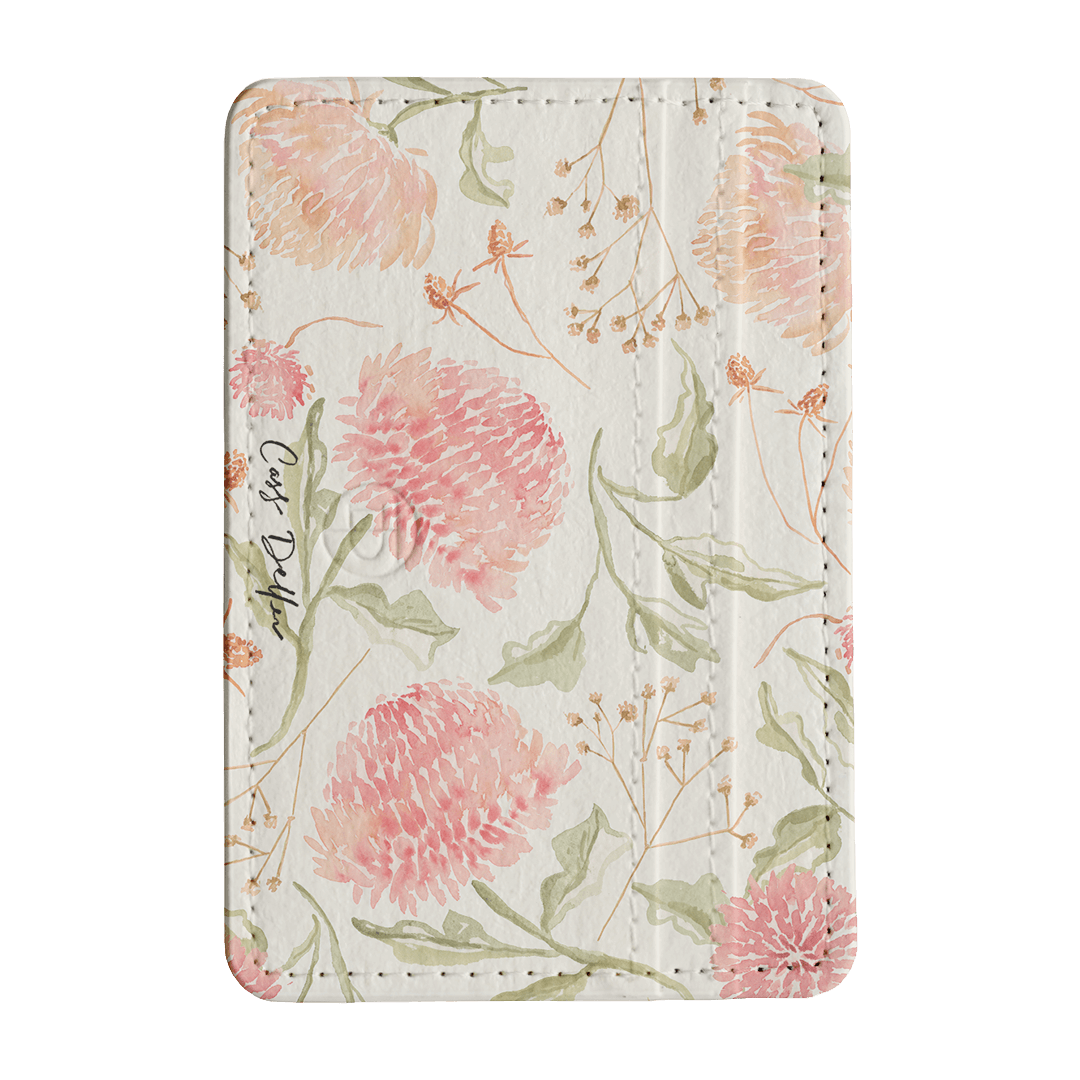 Wild Floral Wallet Phone Wallet Right 2 Cards by Cass Deller - The Dairy