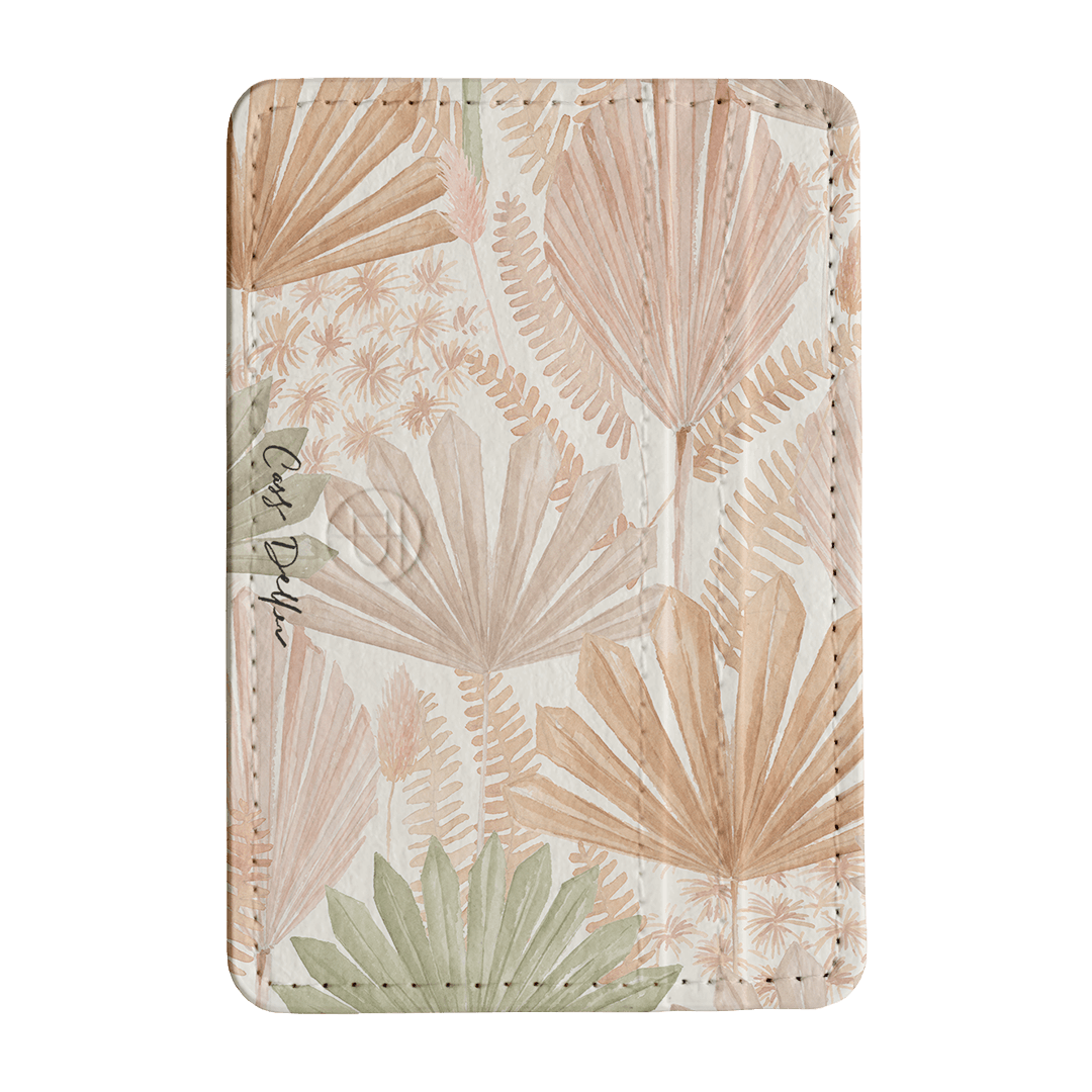 Wild Palm Wallet Phone Wallet Right 2 Cards by Cass Deller - The Dairy