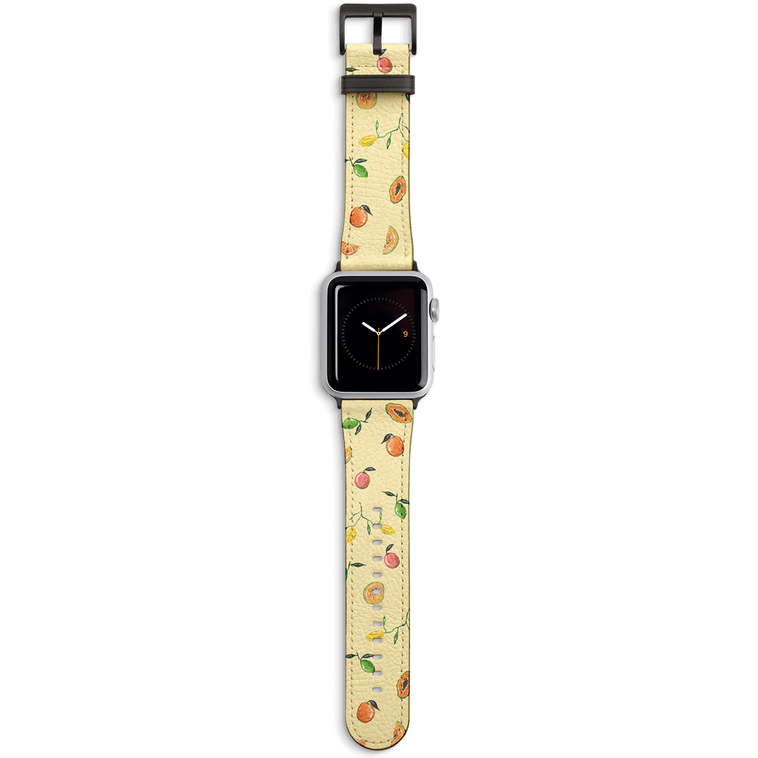 Golden Fruit Apple Watch Band Watch Strap 42/44 MM Black by BG. Studio - The Dairy