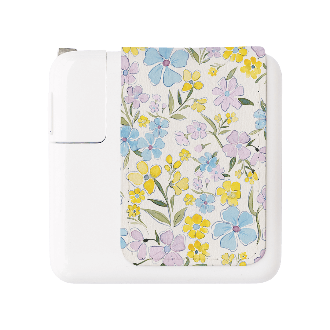 Blooms Power Adapter Skin Power Adapter Skin Small by Brigitte May - The Dairy