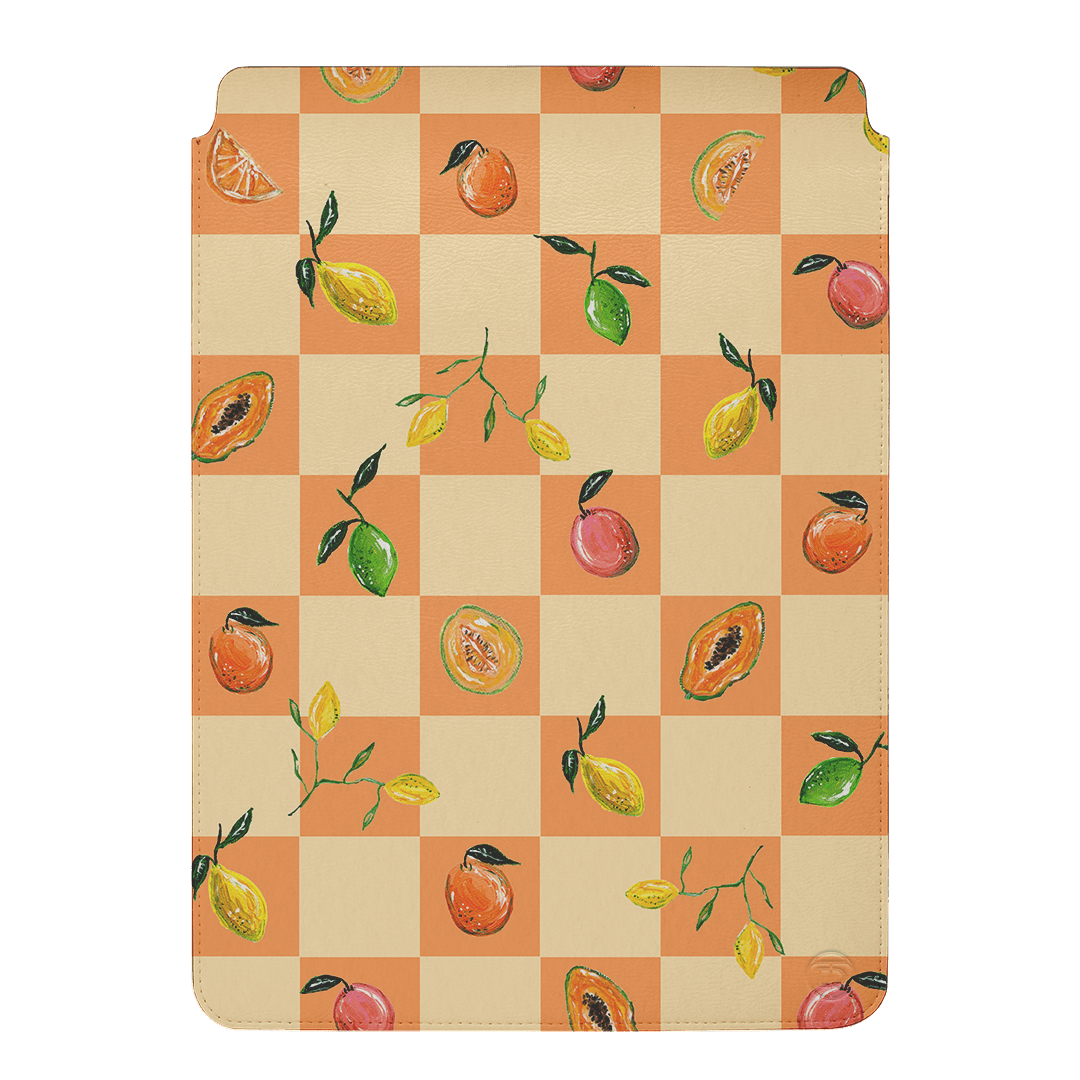 Fruit Picnic Laptop & iPad Sleeve Laptop & Tablet Sleeve Small by BG. Studio - The Dairy